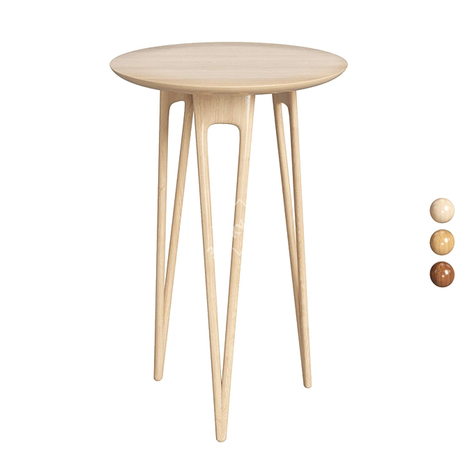  Hairpin Side Table: Stylish Design 3D model image 5