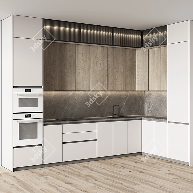 Modern Kitchen 3D Model 2015 3D model image 4