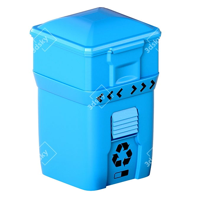 Urban Waste Receptacle street-09 3D model image 7