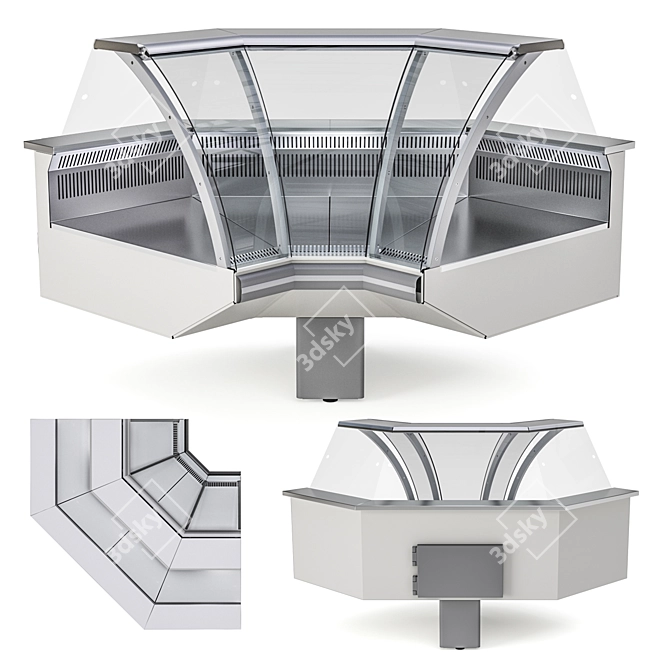 Parabel Cold Display Unit 3D model image 5