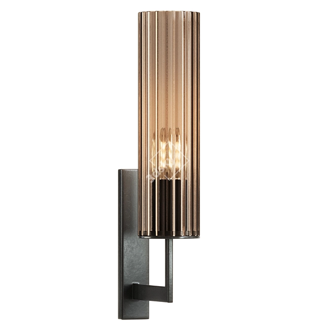 Thea Wall Light: Modern Elegance 3D model image 2