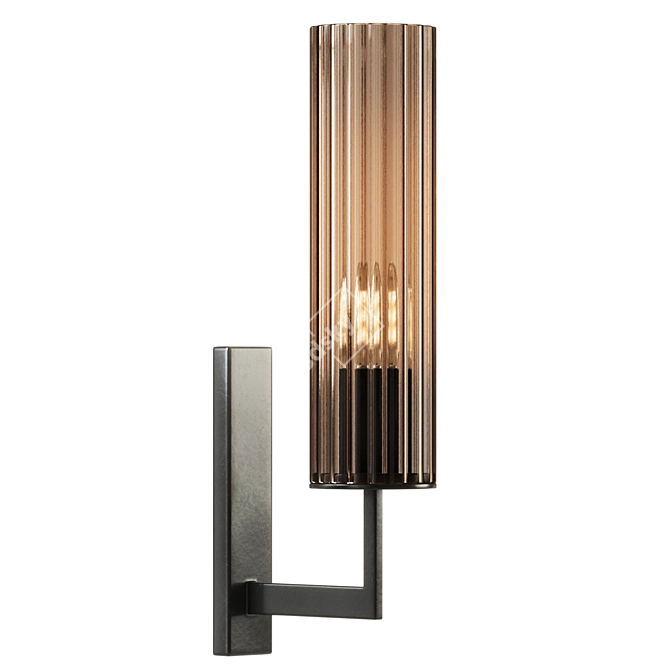 Thea Wall Light: Modern Elegance 3D model image 3