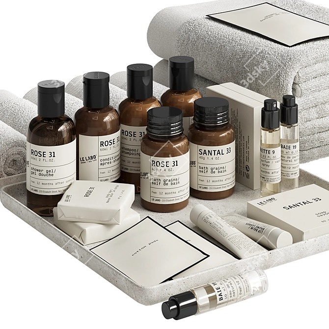 Luxury Hotel Bath Set LE LABO 3D model image 3