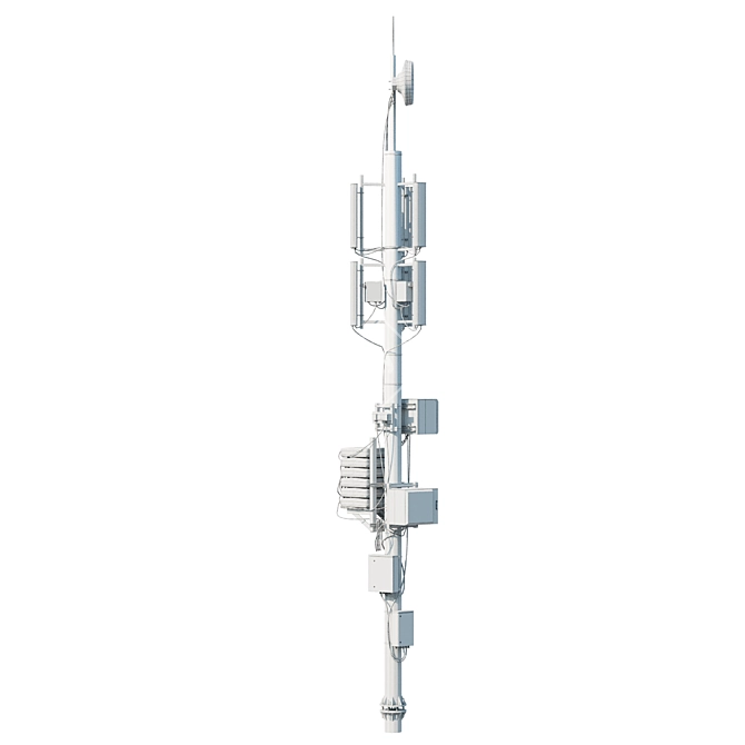 Urban Cell Tower Legacy Kit 3D model image 4