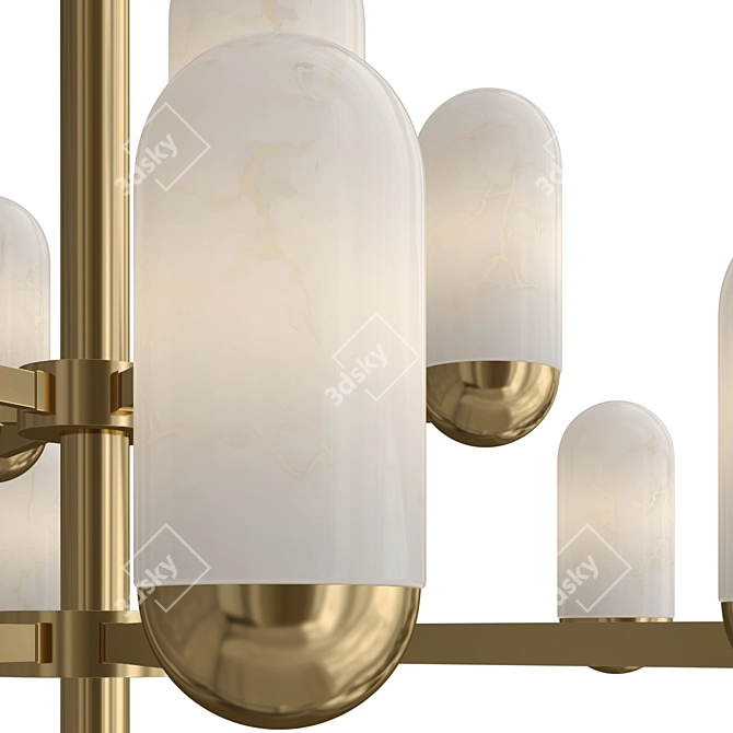 Elegant Chandelier for Luxe Spaces 3D model image 3