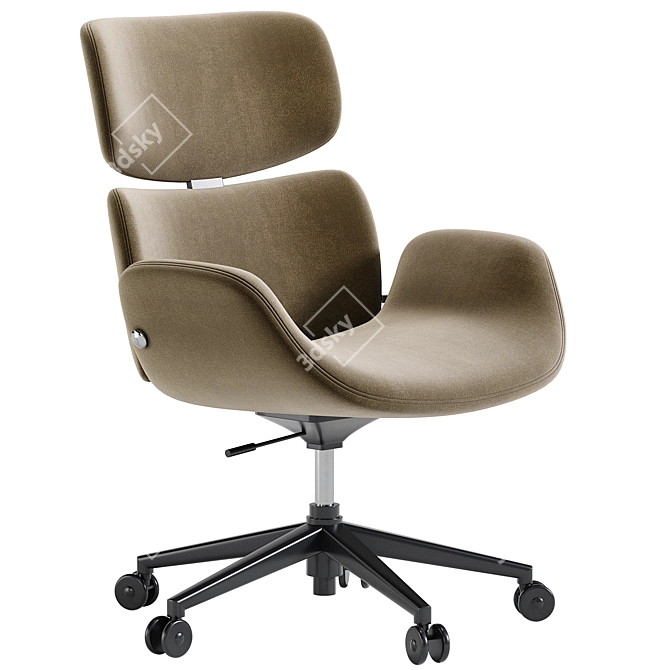 Sleek Cento Office Armchair - Modern Elegance 3D model image 2