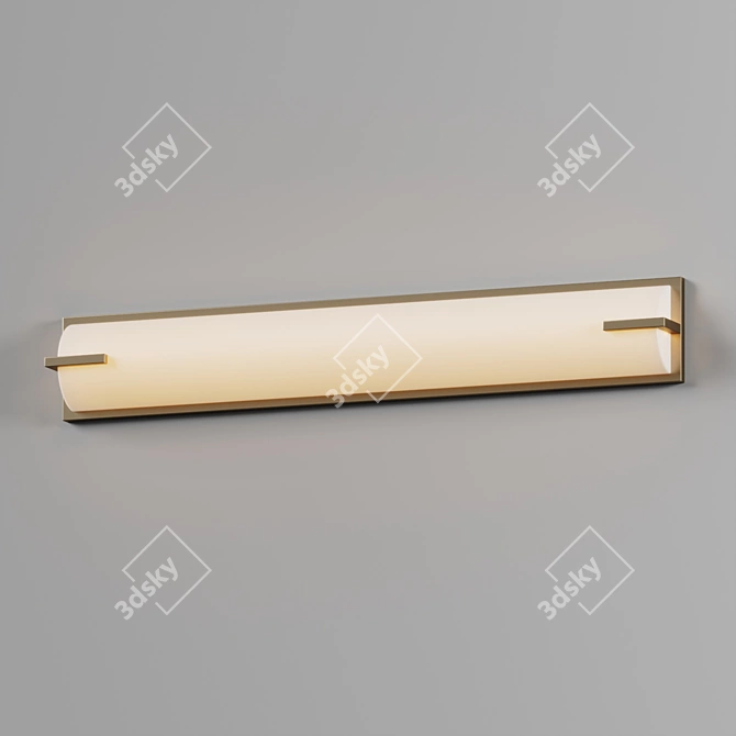 Modern LED Vanity Light: Edge 3D model image 4