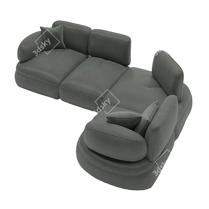 Natuzzi Italia Snail Sofa Download 3D model image 6