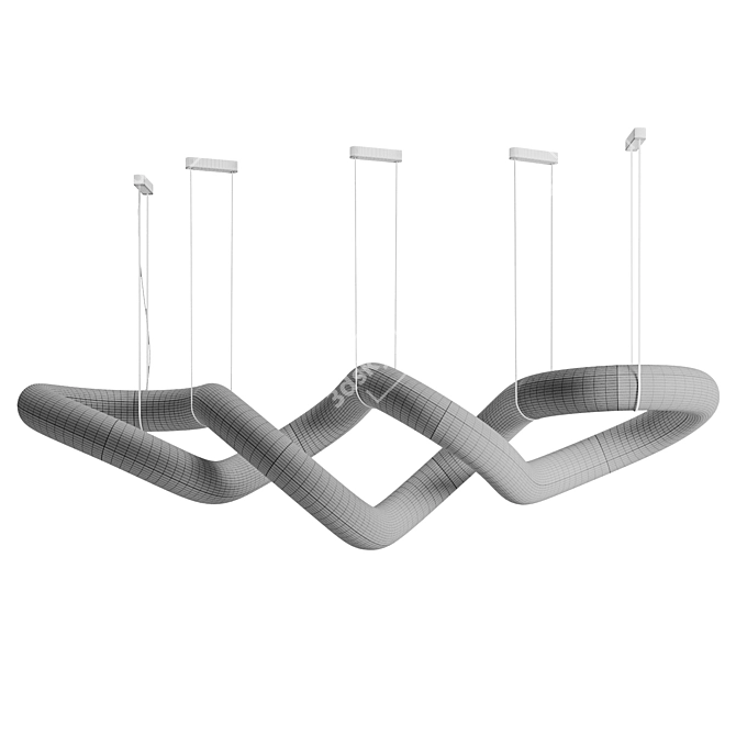 Infinity16 Pendant Light by Atelier Alain Ellouz 3D model image 4