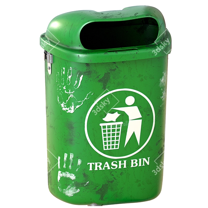  Urban Collection Trash Bin 3D model image 5