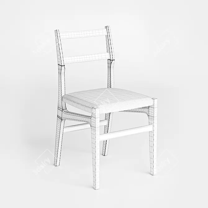 Elegant Cassina Principi Chair 3D model image 4