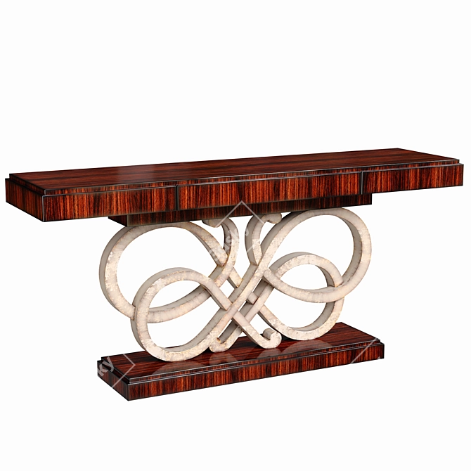 Elegant Bossa Nova Console Furniture 3D model image 1