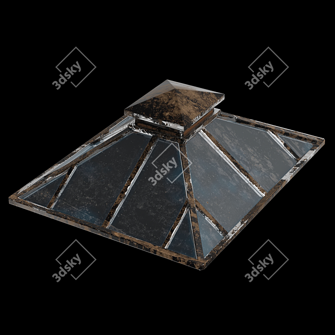 Crystal Clear Glass Roof Kit 3D model image 6