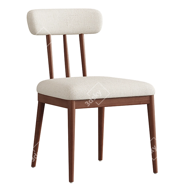 Modern Arcos Dining Chair Set 3D model image 1