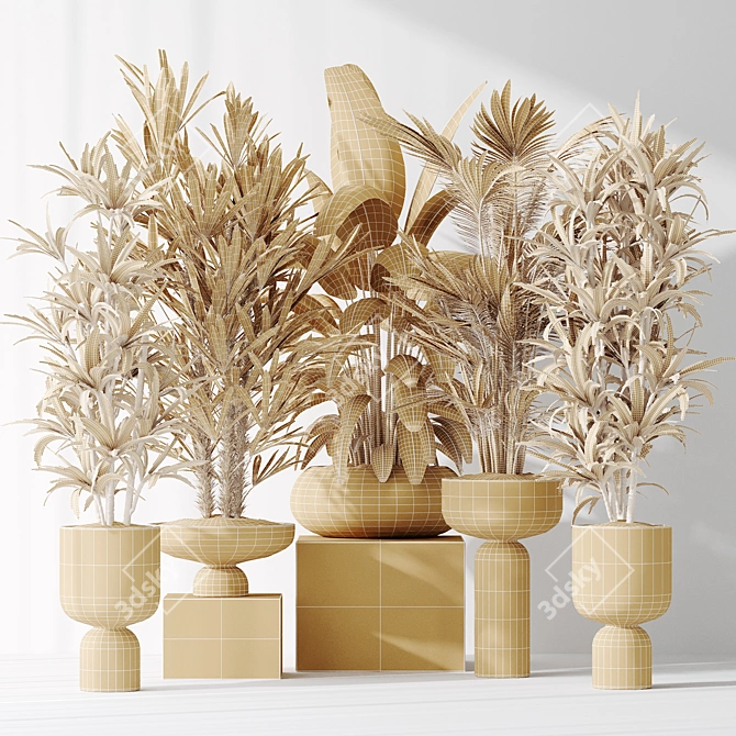 Indoor Plant Collection Set 81 3D model image 6