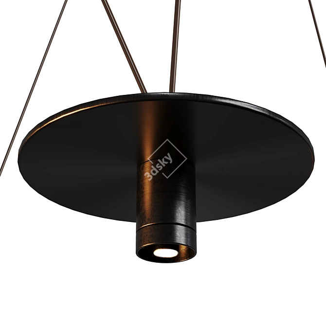  Minimalist Elegance Pendant Light 3D model image 2