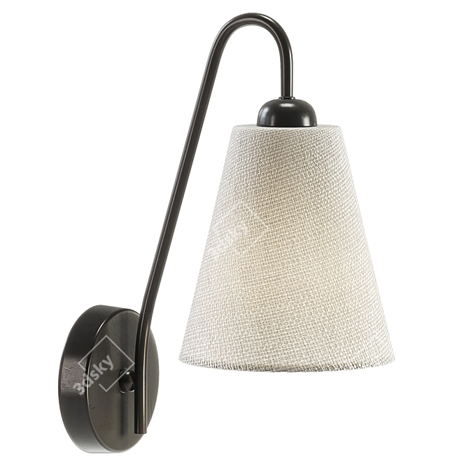 Modern Alfa Wall Light luminaires 3D model image 1