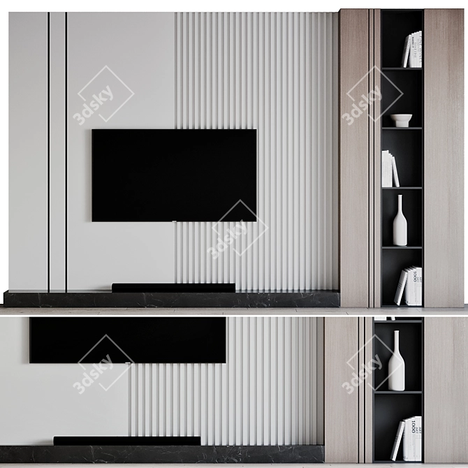 Samsung TV Wall Mount Bracket 3D model image 2