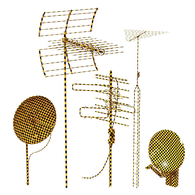  Versatile Antenna Pack 1 3D model image 7