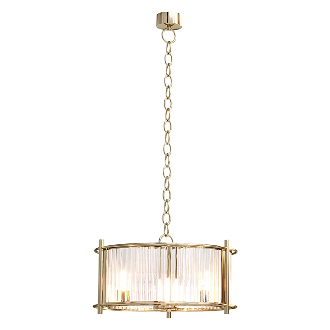  Next Hertford Pendant Chandelier 3D model image 1