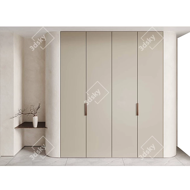 Designer Li-Hao Entryway Cabinet 3D model image 3