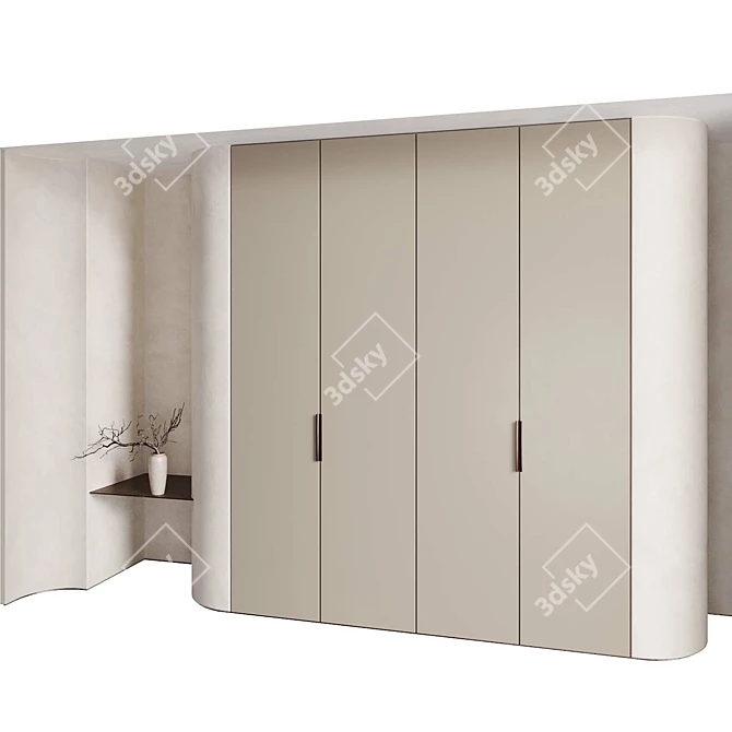 Designer Li-Hao Entryway Cabinet 3D model image 10