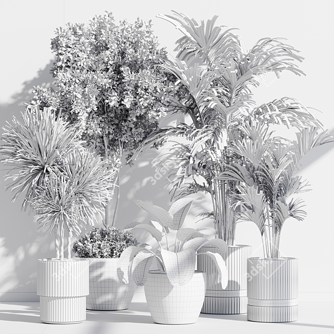  Mini Indoor Plant Collection 3D model image 6