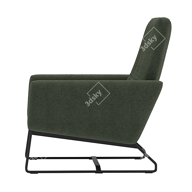 Elegant Cantori JACKIE Armchair 3D model image 3