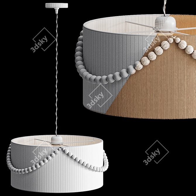 Boho Pendant Lamp | 3D Model 3D model image 7