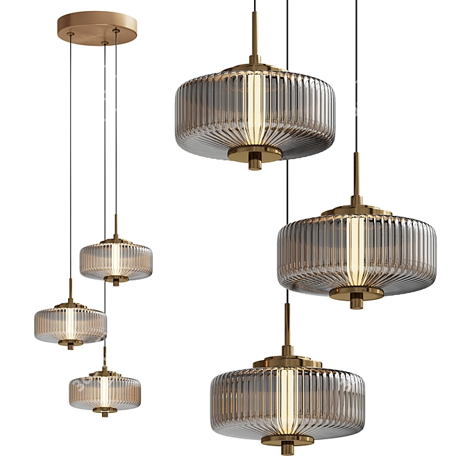 Next Matteo Pendant Lamp 3D model image 2