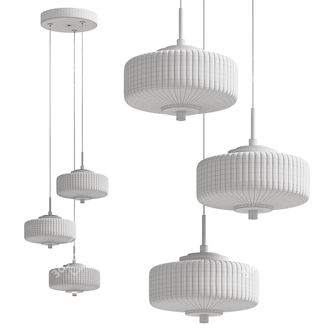 Next Matteo Pendant Lamp 3D model image 3