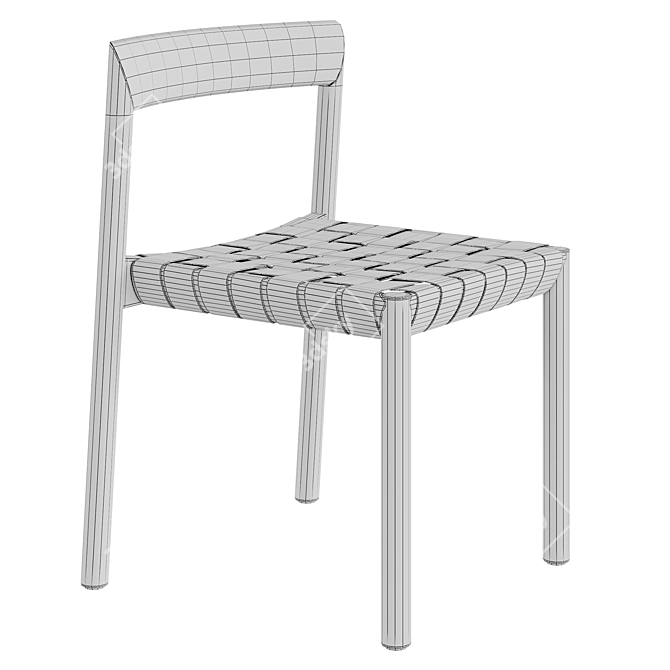 Modern Stax Chair: Sleek Design 3D model image 7