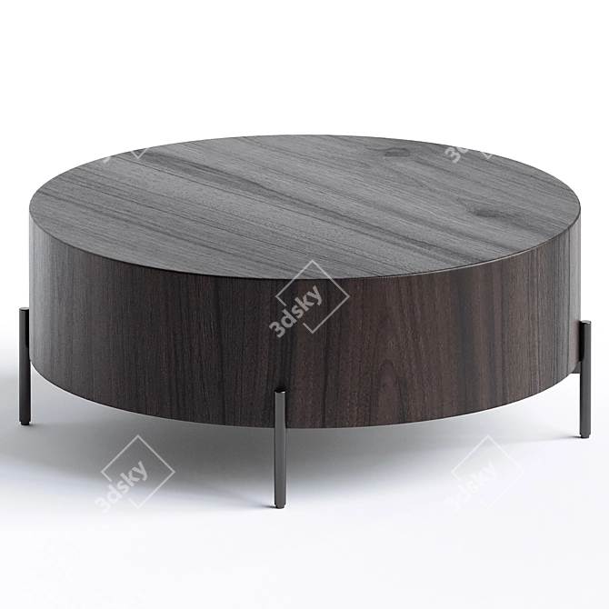 Sleek Aceton Coffee Table 3D model image 3