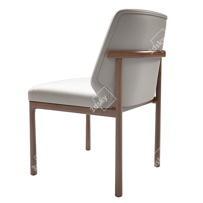 Elegant Kesden Dining Chair 3D model image 5