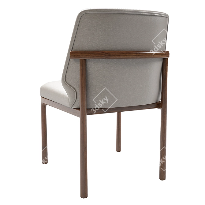 Elegant Kesden Dining Chair 3D model image 6