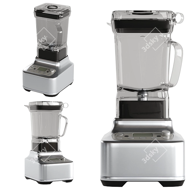 Kitchen Appliance Set: Breville Blender, Waffle Maker, Juicer, Air Fryer 3D model image 6