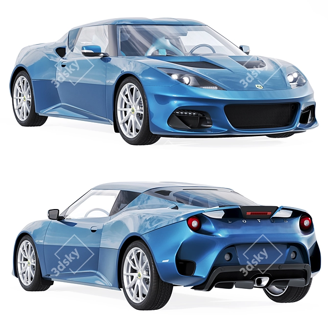  Lotus Evora Model Collection 3D model image 1