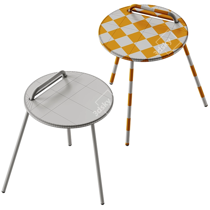 Modern Jysk Stae Side Table 3D model image 4