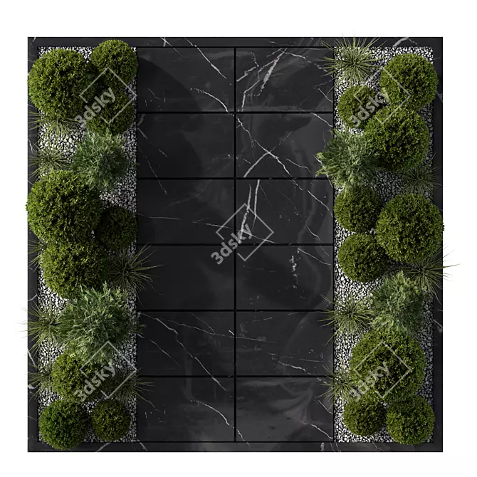 All-Weather Plant Garden Set. 3D model image 2