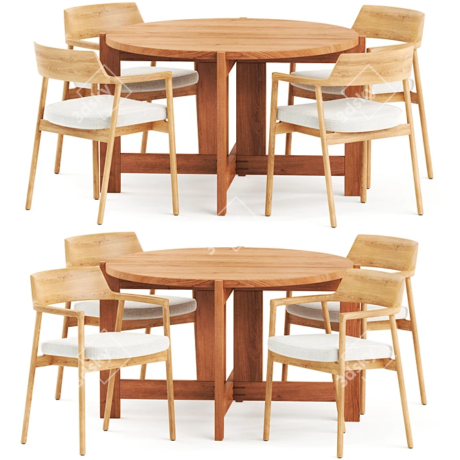 Collector Dining Set, Modern Design 3D model image 2