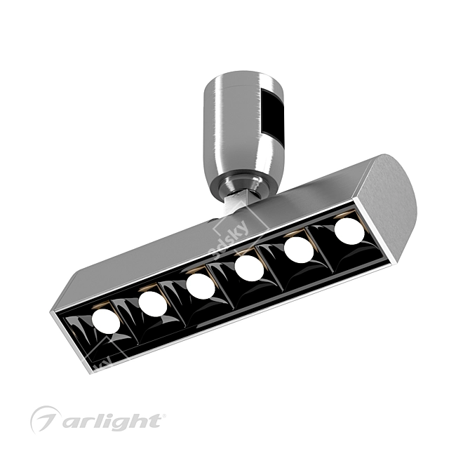 Apriori Aluminum LED Track Light 3D model image 2