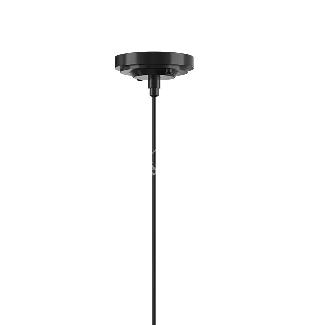 Minimalist LED Pendant Light 3D model image 3