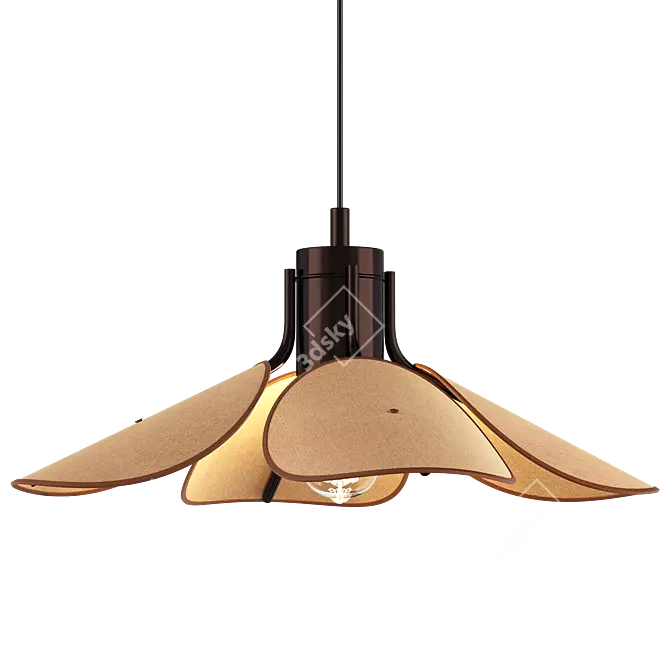 Minimalist LED Pendant Light 3D model image 1