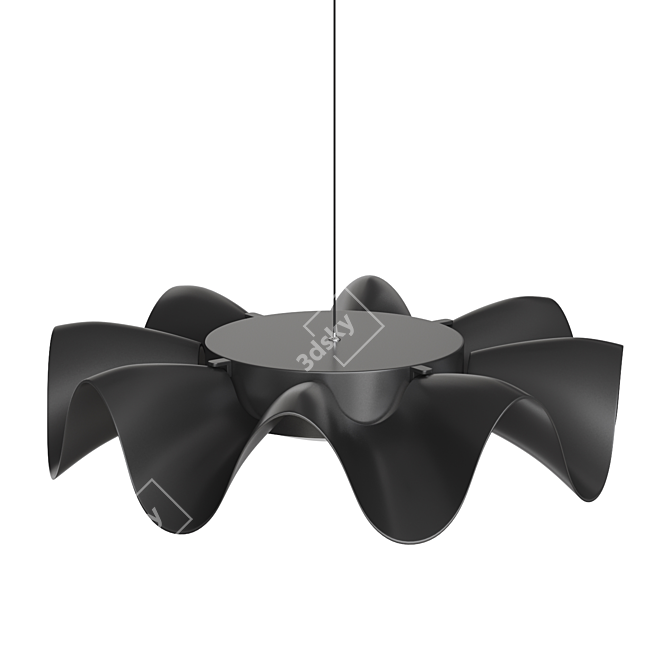 Wave Flower Pendant Lamp - FIETE 3D model image 2