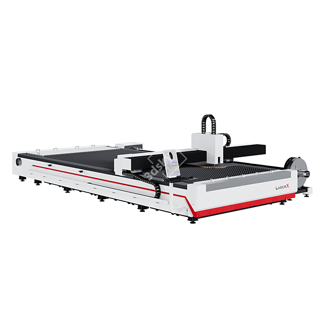 Fiber Laser Metal Cutter | 500x220 cm 3D model image 8