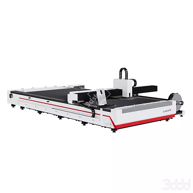 Fiber Laser Metal Cutter | 500x220 cm 3D model image 9