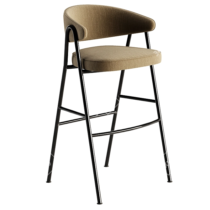 Modern CHIA Barstool by PARLA 3D model image 1