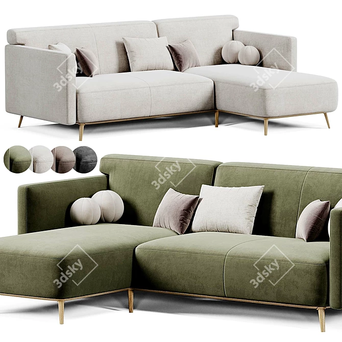 Boconcept Modena Sofa | Диван 3D model image 1