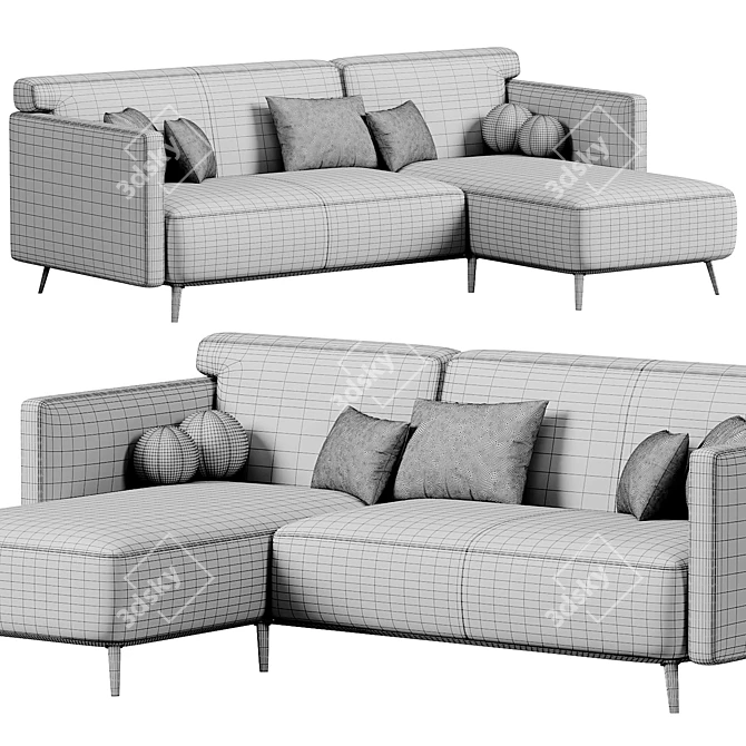 Boconcept Modena Sofa | Диван 3D model image 6