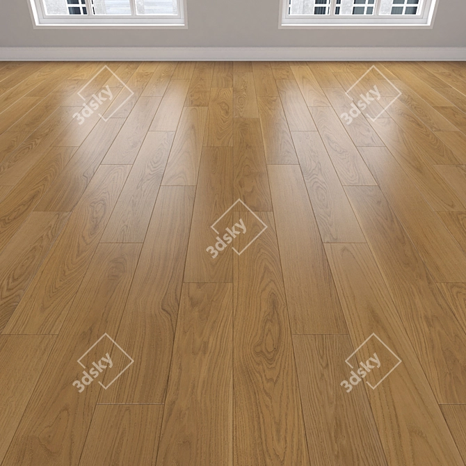 Oak Parquet Collection - Versatile Styles 3D model image 2